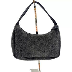 Authentic PRADA Hobo Gray Wool